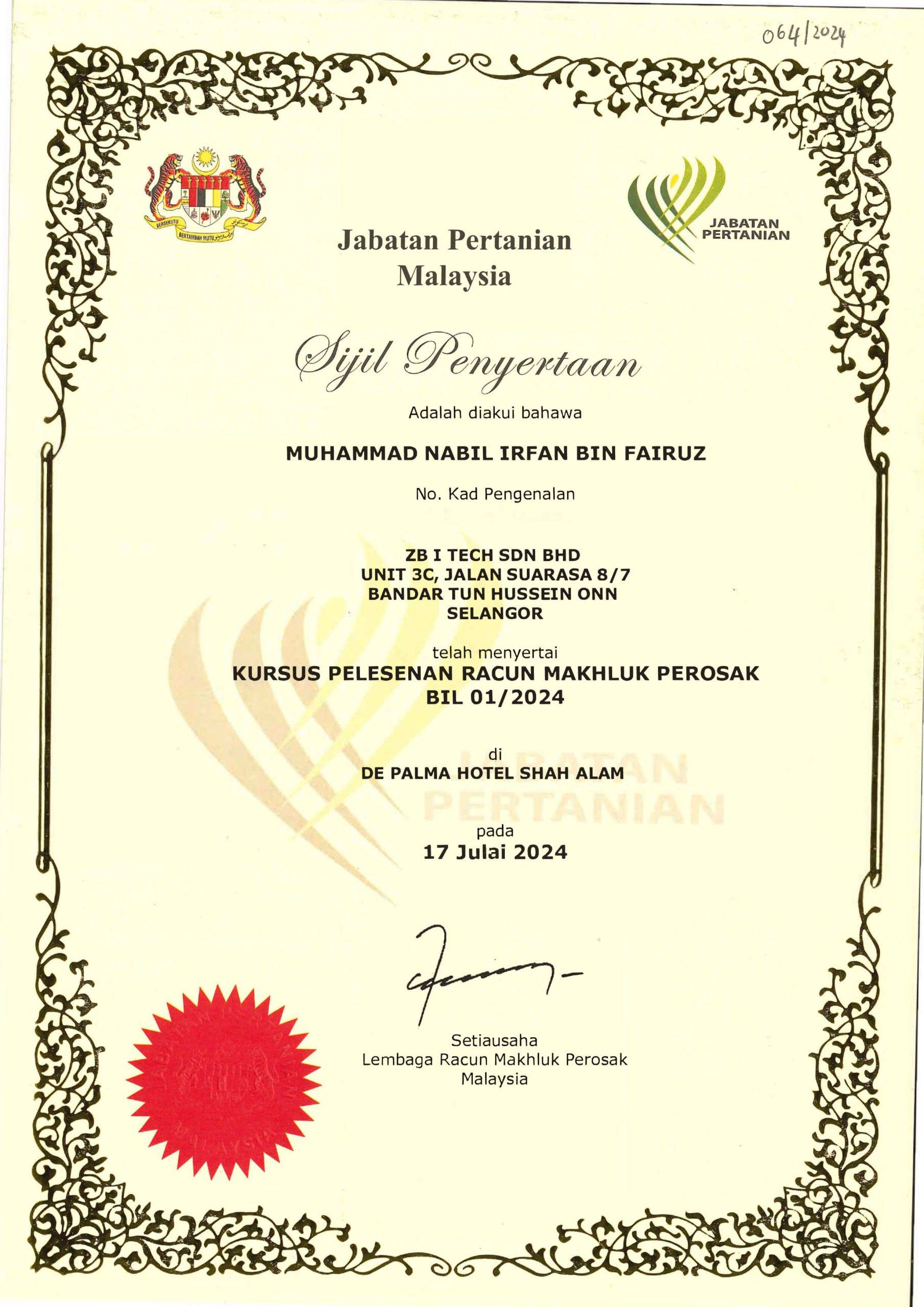 Our Certifications - 2